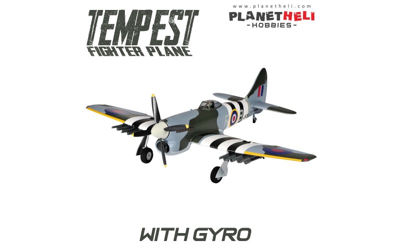 TOP RC Fighter 800MM Tempest RC Airplane (PNP with Gyro)